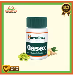 Himalaya Gasex 100 Tabs for Indigestion, Gas, Acid Reflux & Heartburn